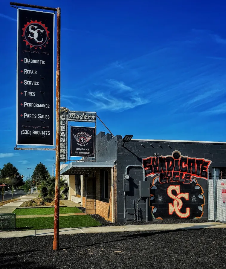 Motorcycle service work by Syndicate Cycle in Oroville, CA